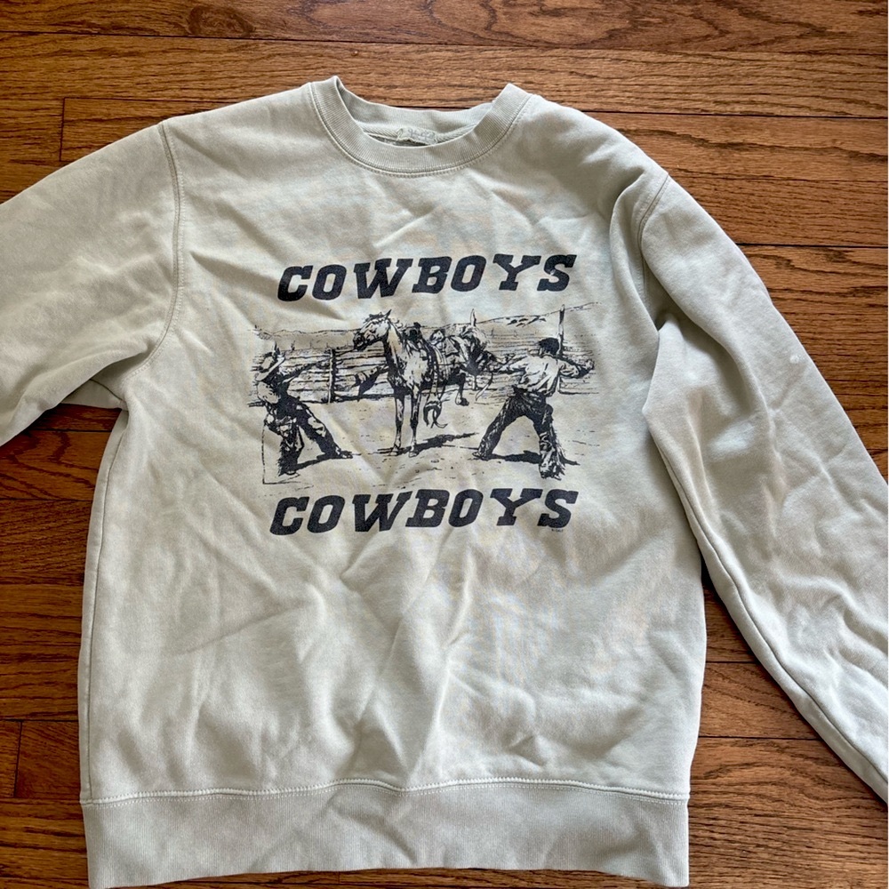 Rare Cowboy brandy Melville sweatshirt